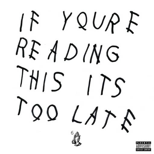 IF YOU'RE READING THIS IT'S TO LATE (CD)