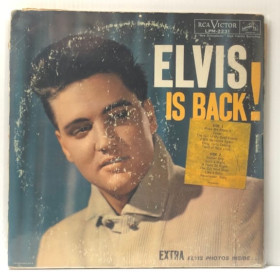 Elvis Is Back (USED LP)