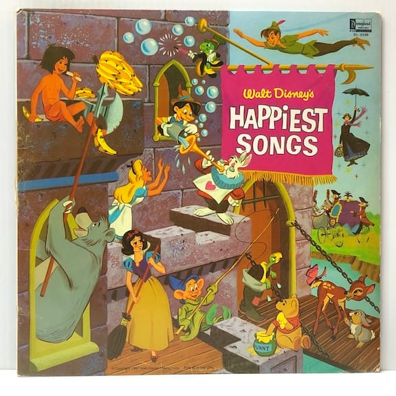 Walt Disneys Happiest Songs (USED LP)