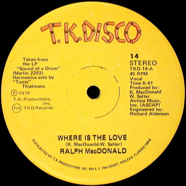 Where Is the Love/Calypso Breakdown