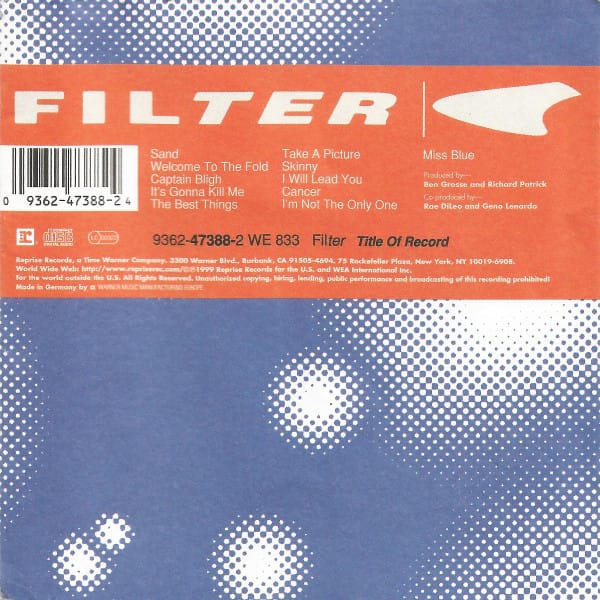 TITLE OF RECORD (CD)