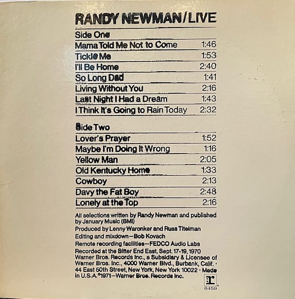 Live (USED LP)