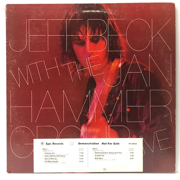 Jeff Beck with the Jan Hammer Group Live (USED LP)