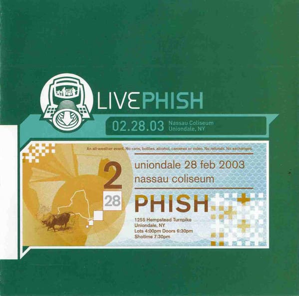 Live 02/28/03 Nassau Coliseum (CD)