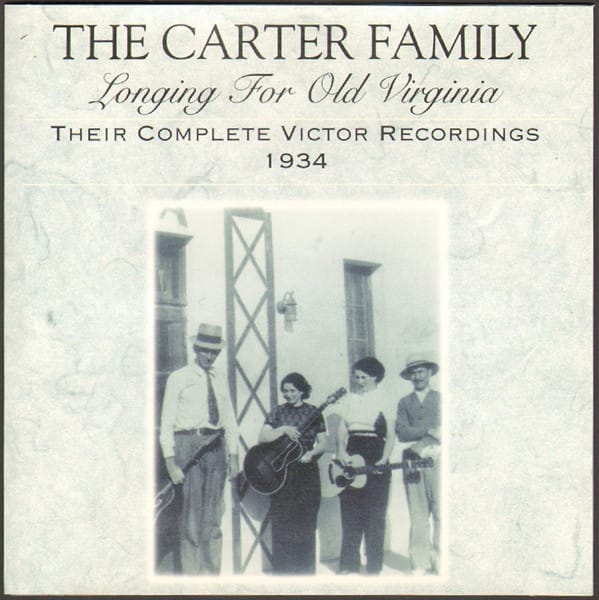 Longing For Old Virginia (1934) (CD)