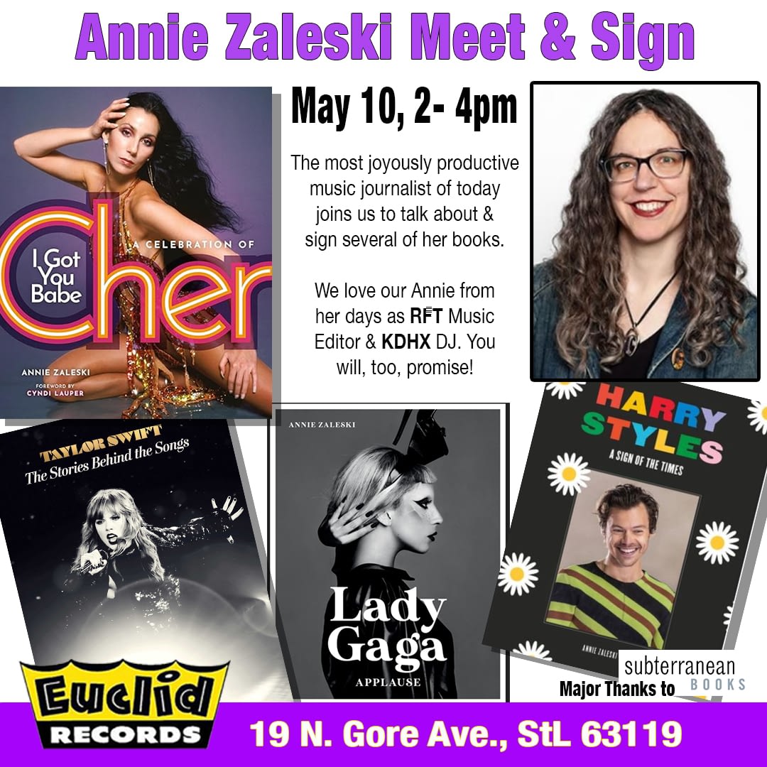 Annie Zaleski Meet & Sign, May 10, 2025