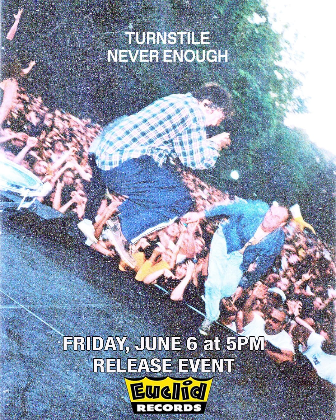 Turnstile Release Event, June 6 at 5pm