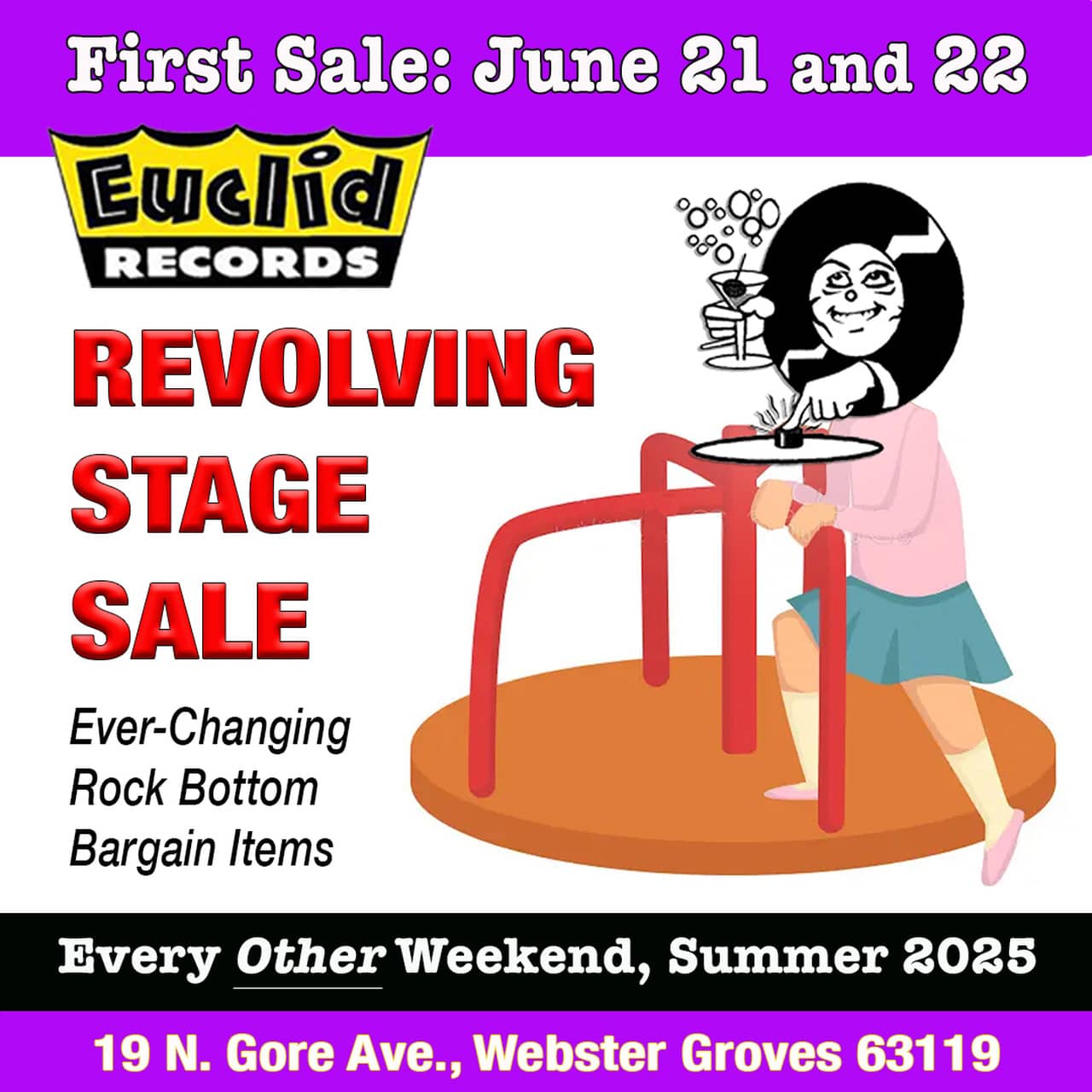 Return of the Revolving Stage Sale